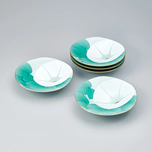 九谷焼 8号花瓶 錦絵 N168-03 日本の伝統工芸品8号花瓶 錦絵 N168-03