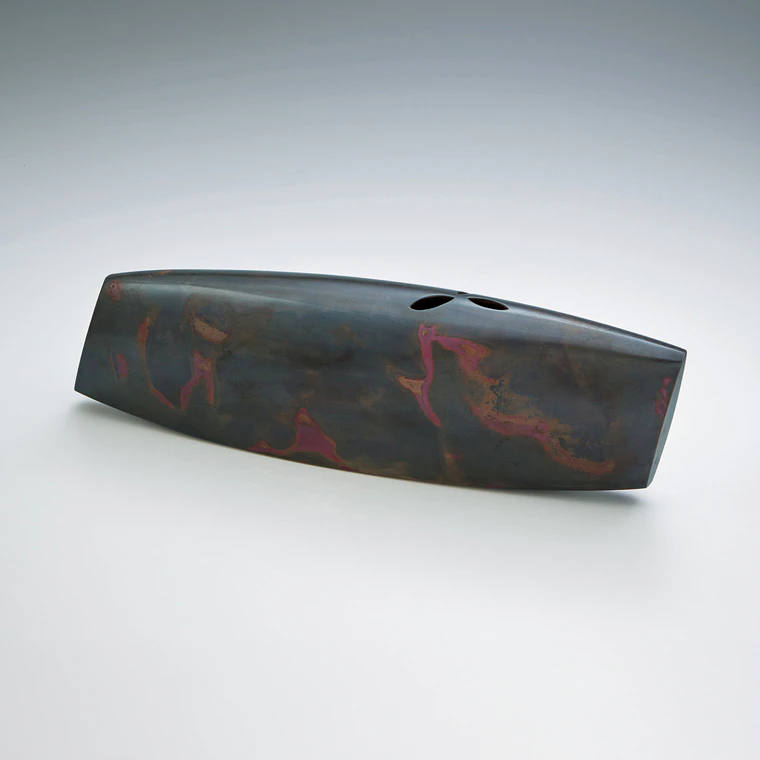 photo Flower vessel of bronze with red mottles. “Home”