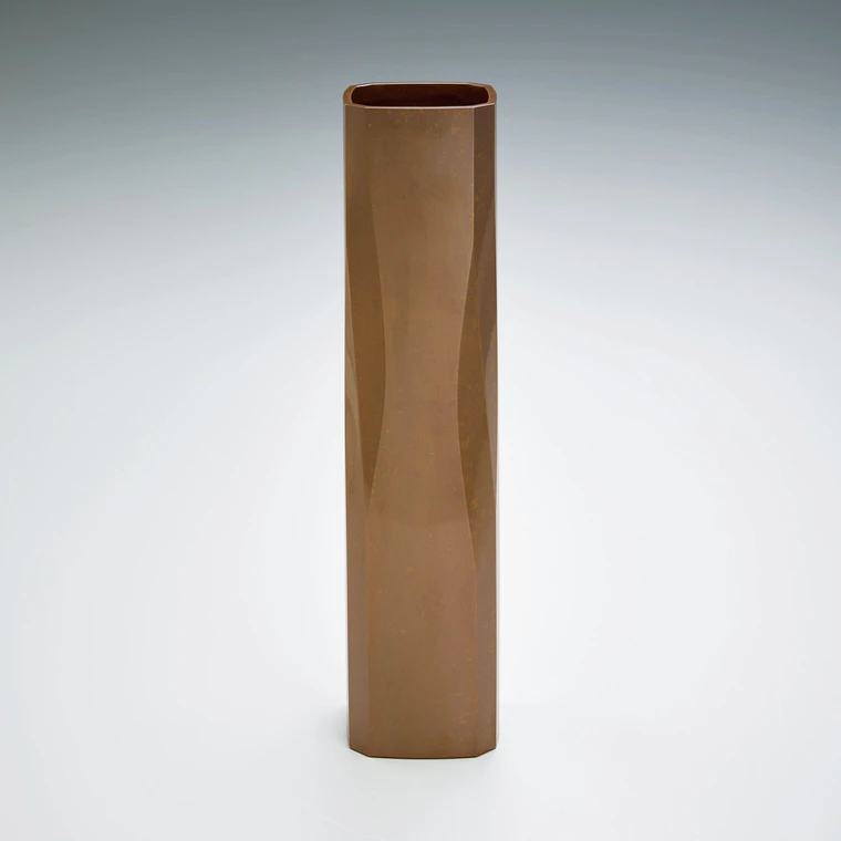 photo Brass flower vessel. “Gold autumn”