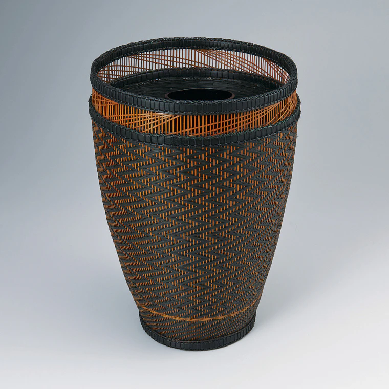 photo Flower basket in ajiro weave. “Tide”