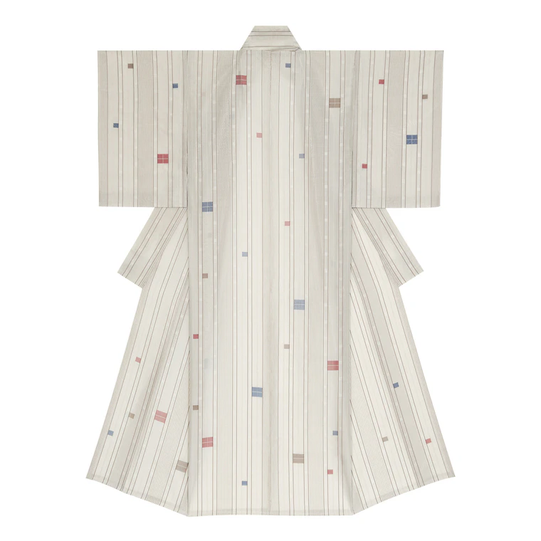photo Kimono of kome weave gauze. “Le Coffret” 