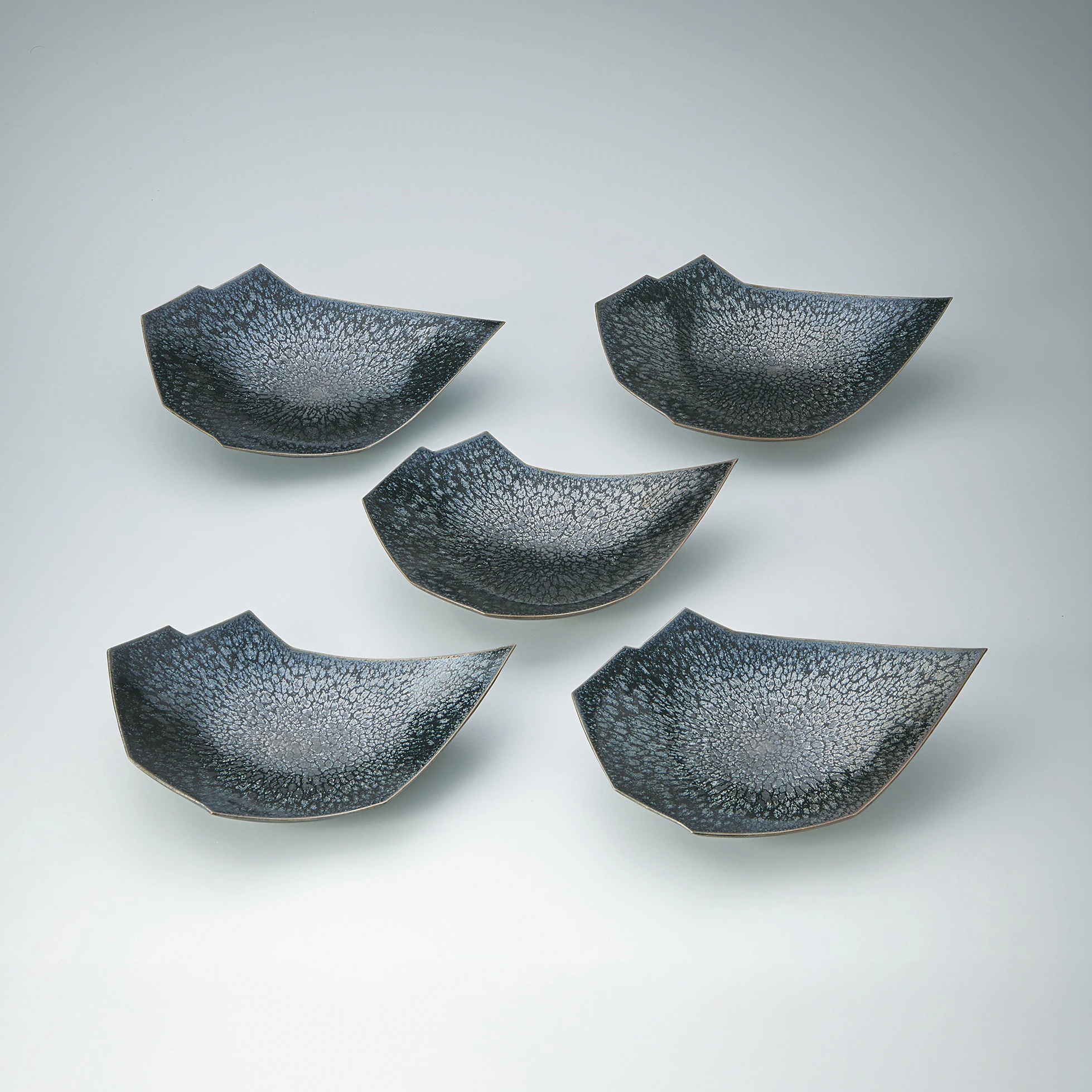 鉄燿窯変翡翠組鉢(木村 展之)｜ギャラリージャパン