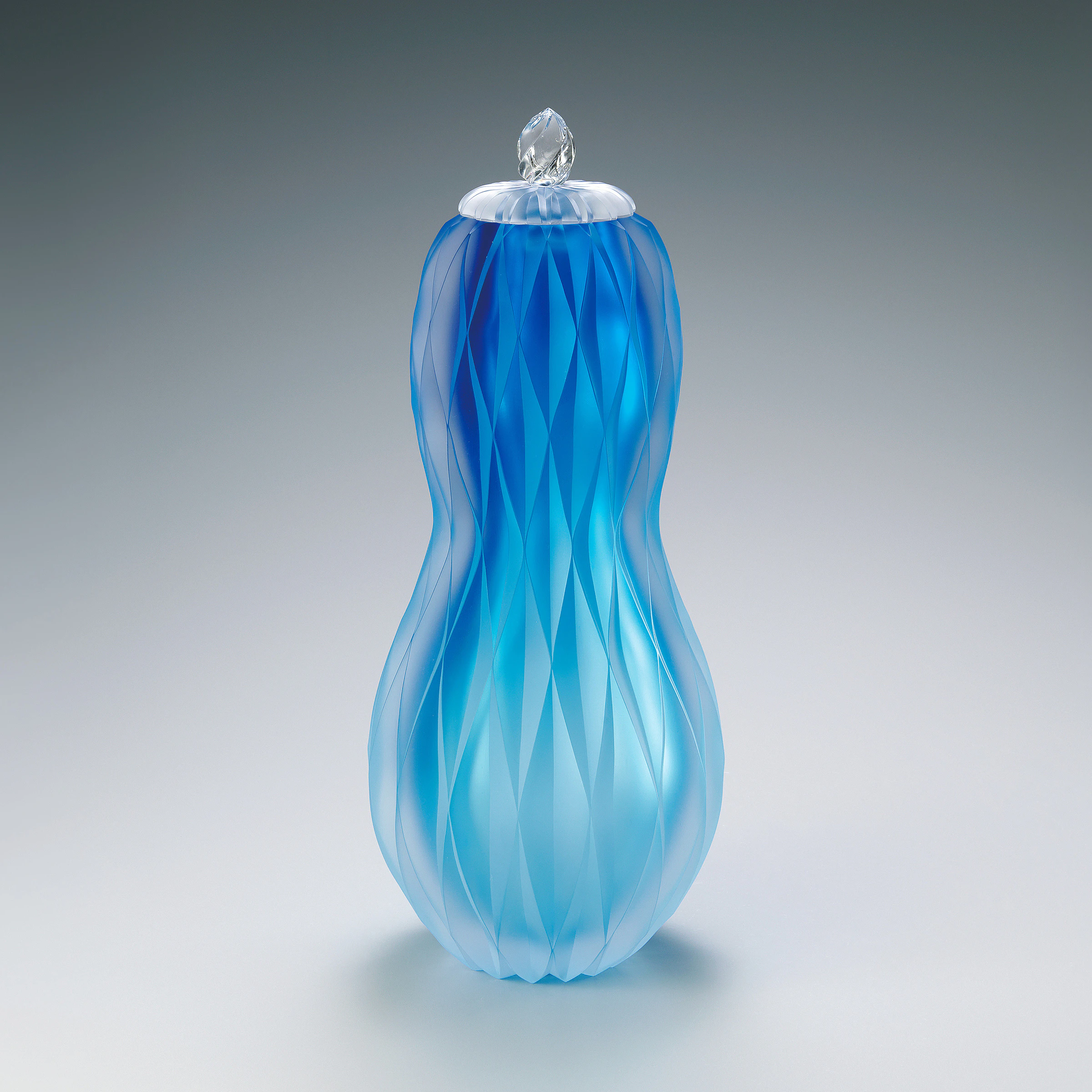 硝子切子壺「孤高の音色」(高山 奈緒)｜ギャラリージャパン