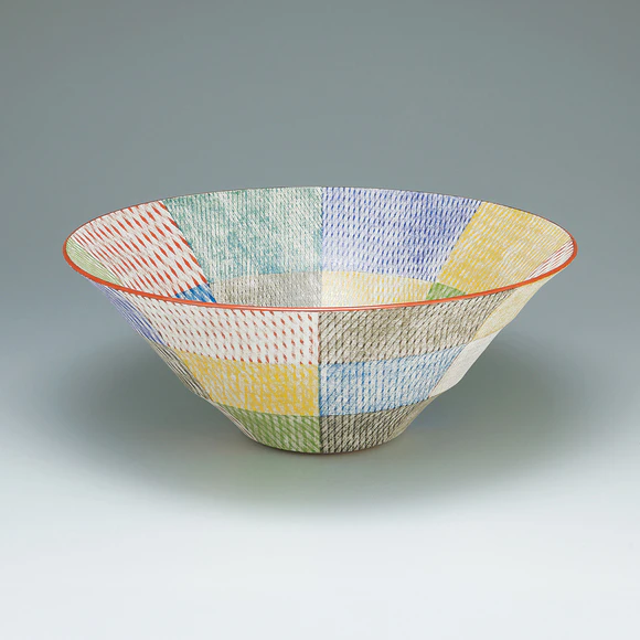 色絵洋彩鉢(前田 正博)｜ギャラリージャパン