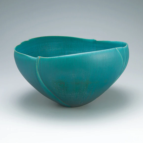 緑釉花器(黒岩 達大)｜ギャラリージャパン