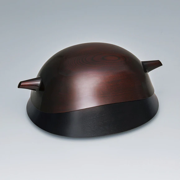 紅神代欅玉杢拭き漆蓋物 紅神代欅玉杢拭き漆蓋物 紅神代欅玉杢拭き漆蓋物