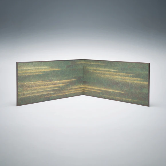 砂子風炉先屏風「天つ風」