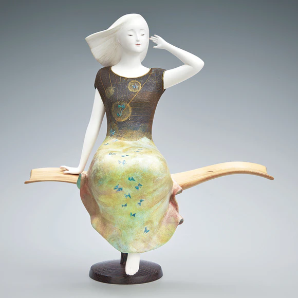 木芯桐塑漆塗「この道」(井上 楊彩)｜ギャラリージャパン