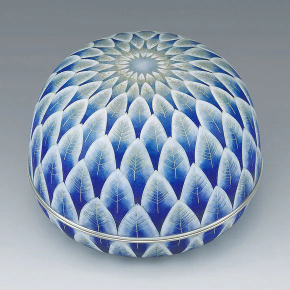 有線七宝蓋物　北原上子作　在銘　香合　重量約174.5g 有線七宝蓋物 北原上子作 在銘 香合 重量約174.5g - メルカリ