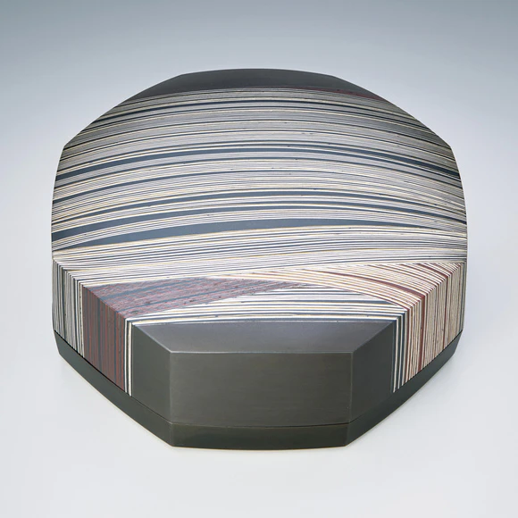 切嵌象嵌接合せ箱「紅梅・白梅」(山本 晃)｜ギャラリージャパン