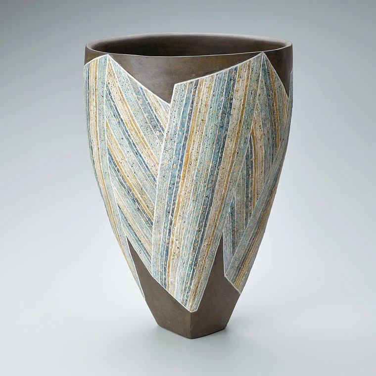 photo Bowl with Colored Slip Inlay