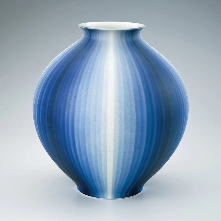 photo Jar with Color Glaze “Playing Music”