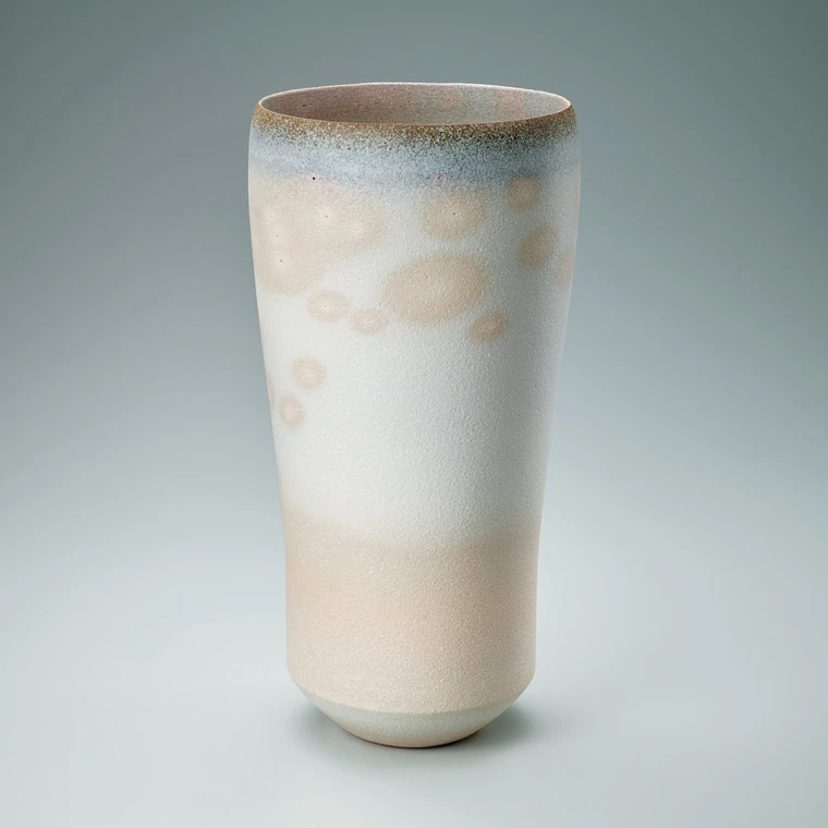 photo Sanuki Flower Vessel with Red Slip Decoration
