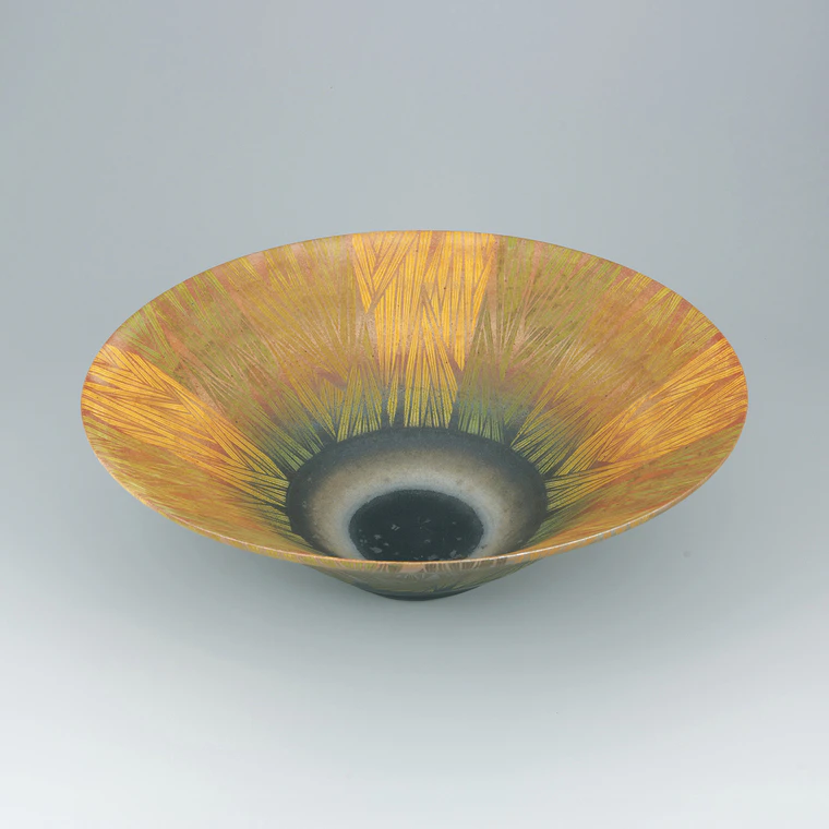 photo Colored Bowl with Charcoal Finish