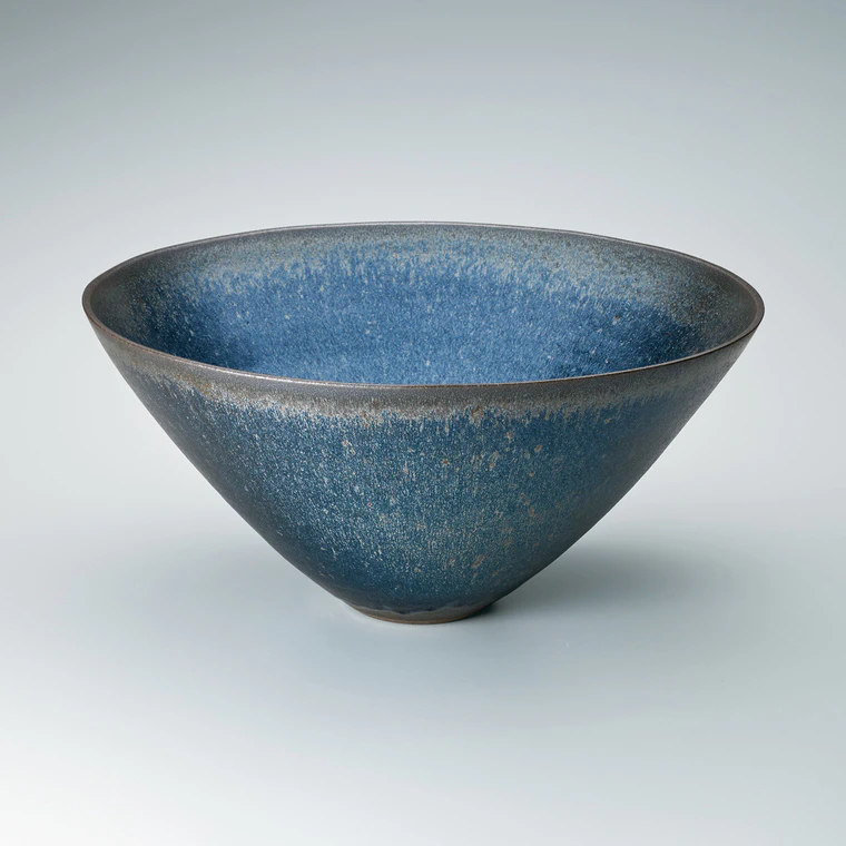 photo Large Bowl with Flowing Light Color and Kiln Mutation Effect