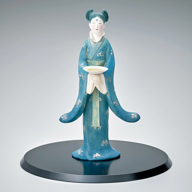 photo Ceramic Sculpture with White Wash “Moon Reflection”