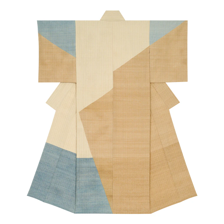 photo Kimono of Tsumugi “Late Summer”