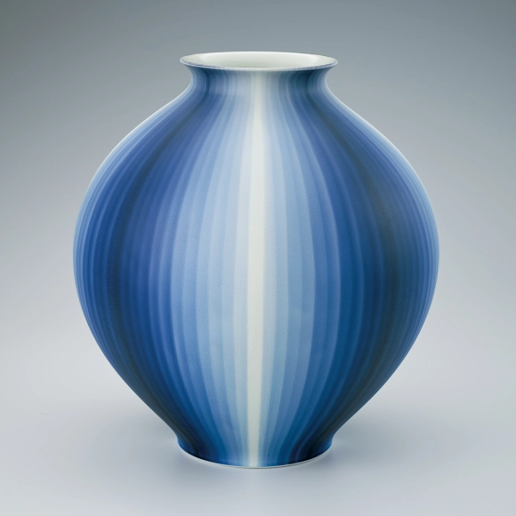 Jar with Color Glaze “Playing Music”