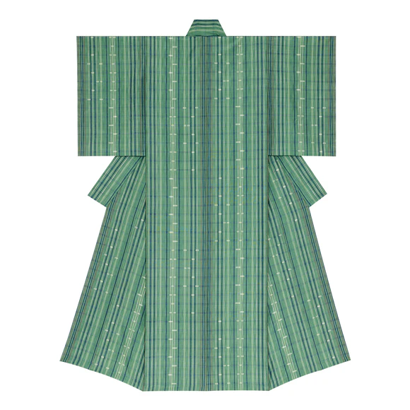 Kimono of Ondule Weave Cloth “Beginning of Summer”