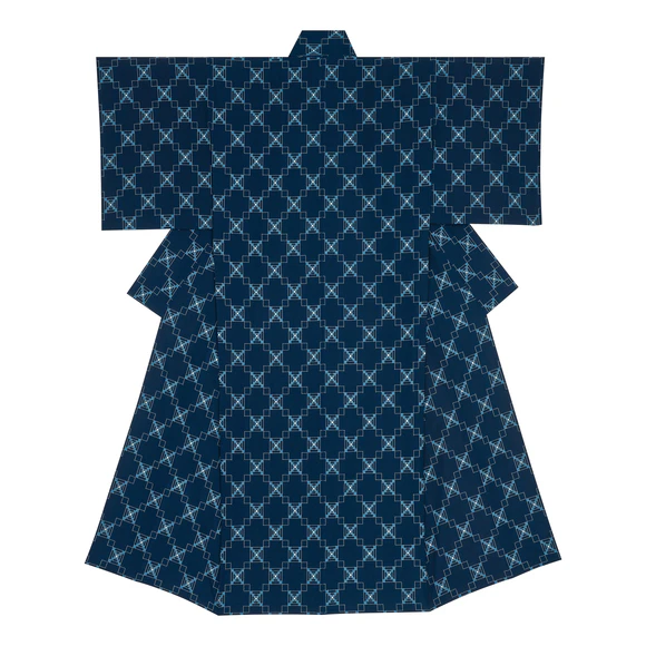Kimono of Kurume Kasuri “Bright Moon Night”