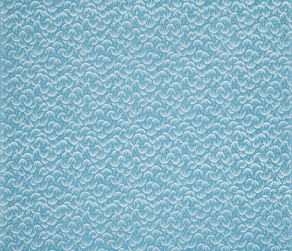 Cloth for Kimono with “Nimaishiro” Method Komon “Calm Waves”