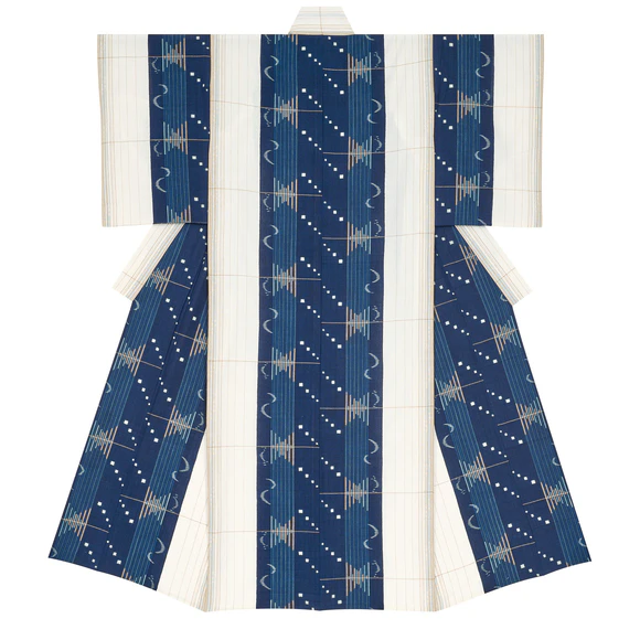 Kimono of Iyo Kasuri “Echo in the Mountains”