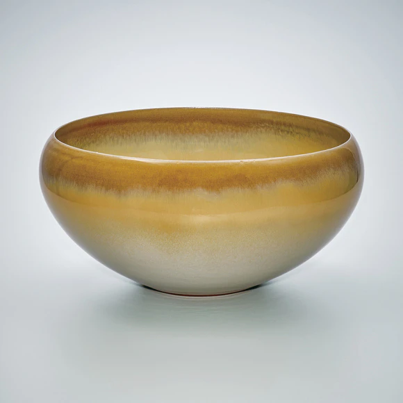 Hagi Bowl with Flowing White Glaze