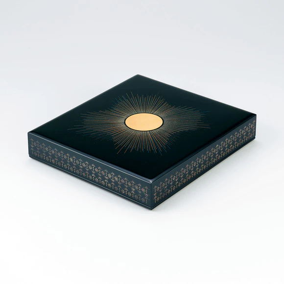 Box for Shikishi with Design in Chinkin “Flash”