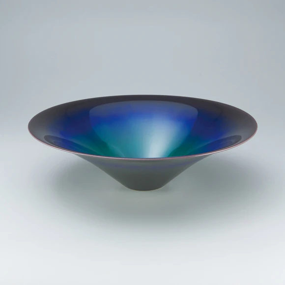 Bowl with Colored Glaze Decoration “Colored Landscape”