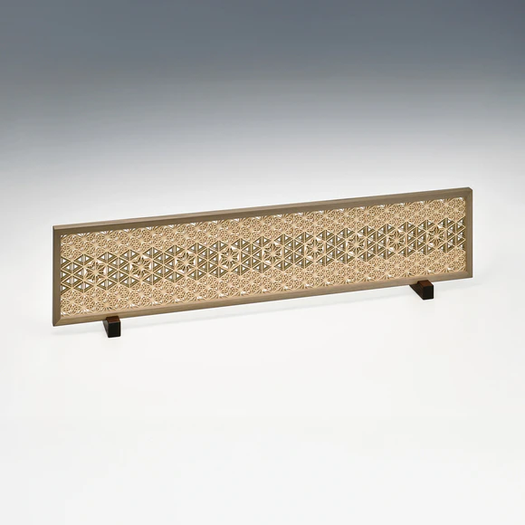 Kekkai Boundary for Tea Ceremony of Jindai Cedar Wood in Kumiko Woodwork