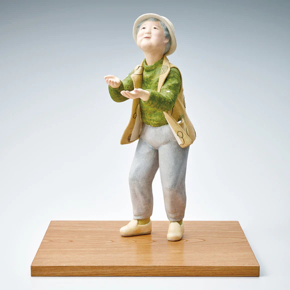 紙塑和紙貼「花だより」