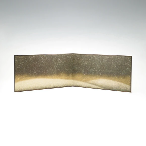 Screen for Tea Ceremony Brazier with Sunago “Falling White Snow”