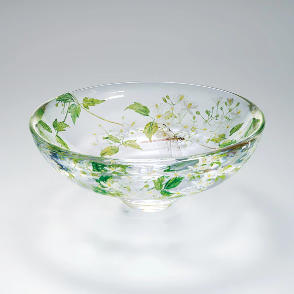 Glass Bowl “Cool Early Autumn”