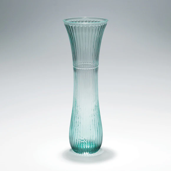 Glass Flower Vessel “Sound of Water”