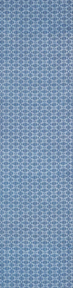 Linen Cloth for Kimono with Design in Nagaita-chūgata “Diamond Lattice with Crests”
