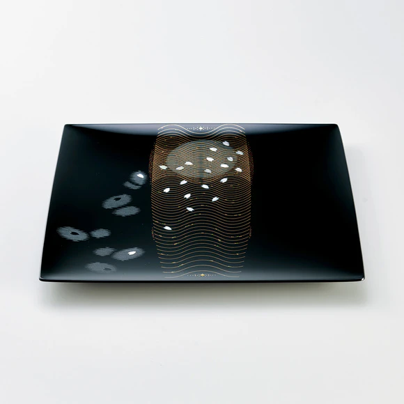 Plate with Design in Mother-of-pearl Inlay “February”