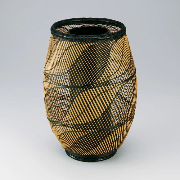 Flower Basket with Stream Line Design “Summer Breeze”