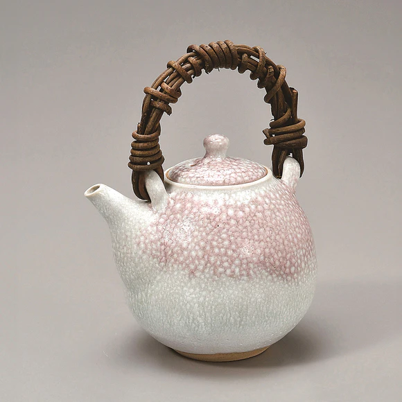 Tea Pot with Red-spotted Glaze