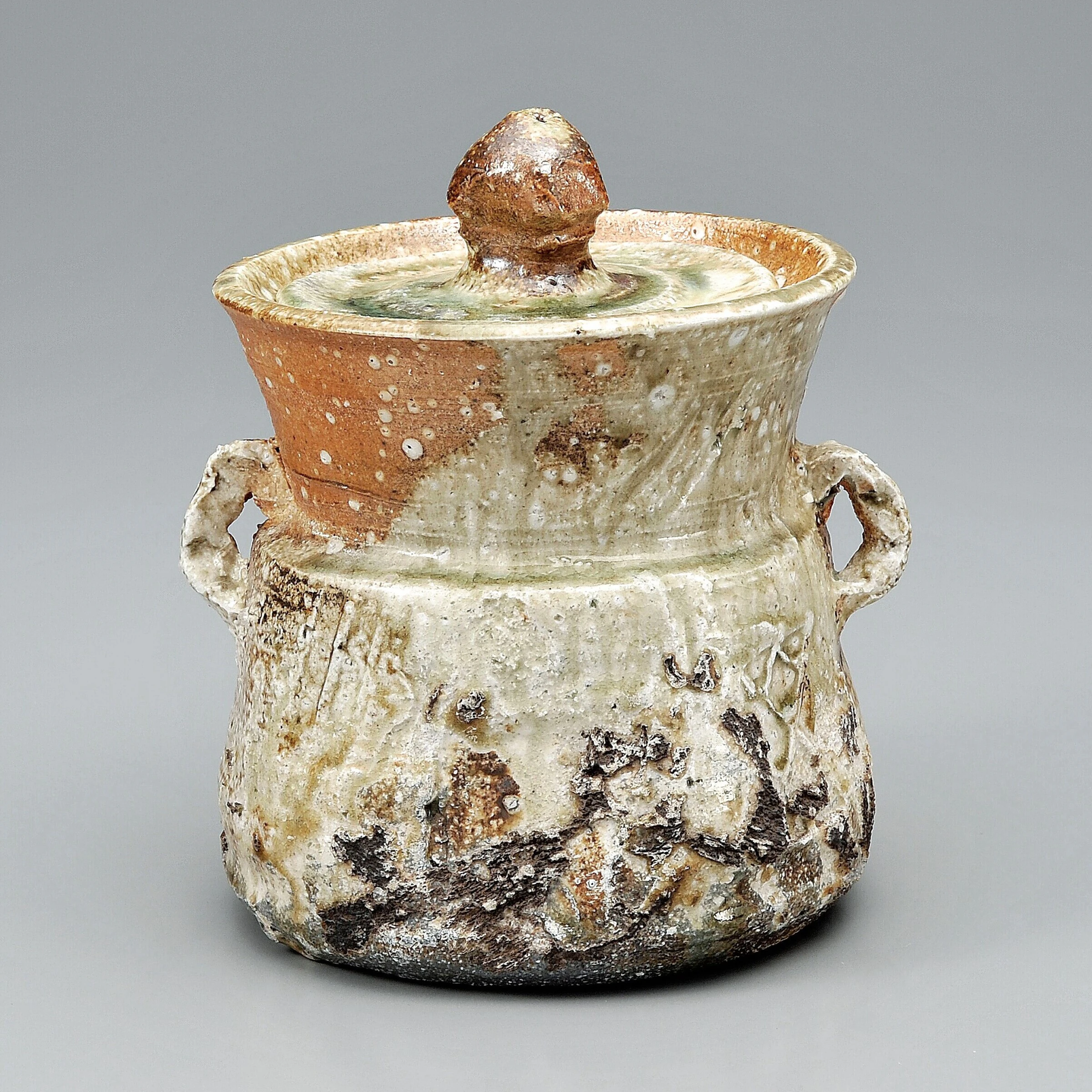 陶器水指し 三島水指 吉田明作 Antique Sam's Collection