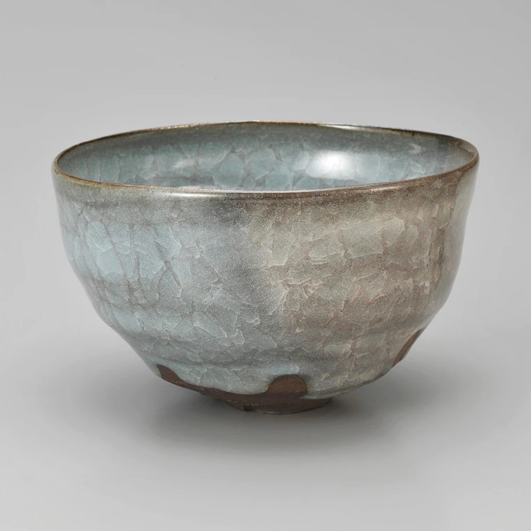 photo 青瓷窯変茶盌