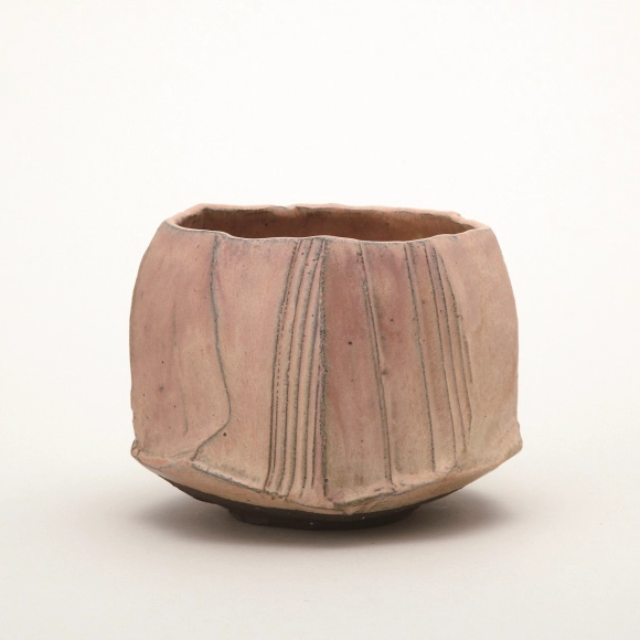 Tea Bowl with Scraped Design