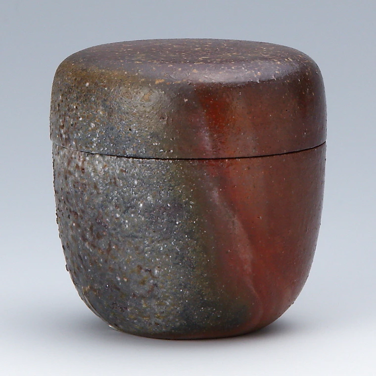 photo Bizen Tea Caddy