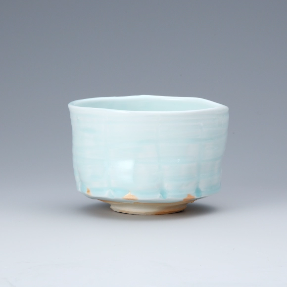 Ash Glazed Porcelain Tea Bowl