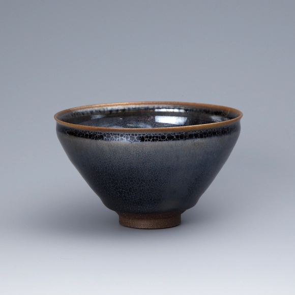 燿変翠光天目茶盌