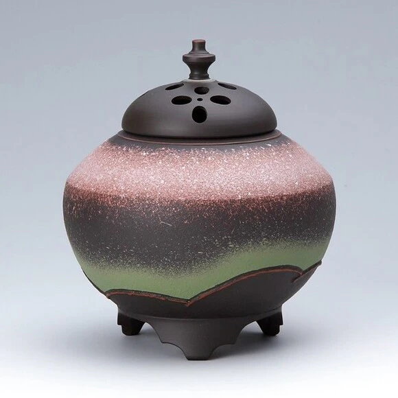 Incense Burner with Dawn Color Decoration