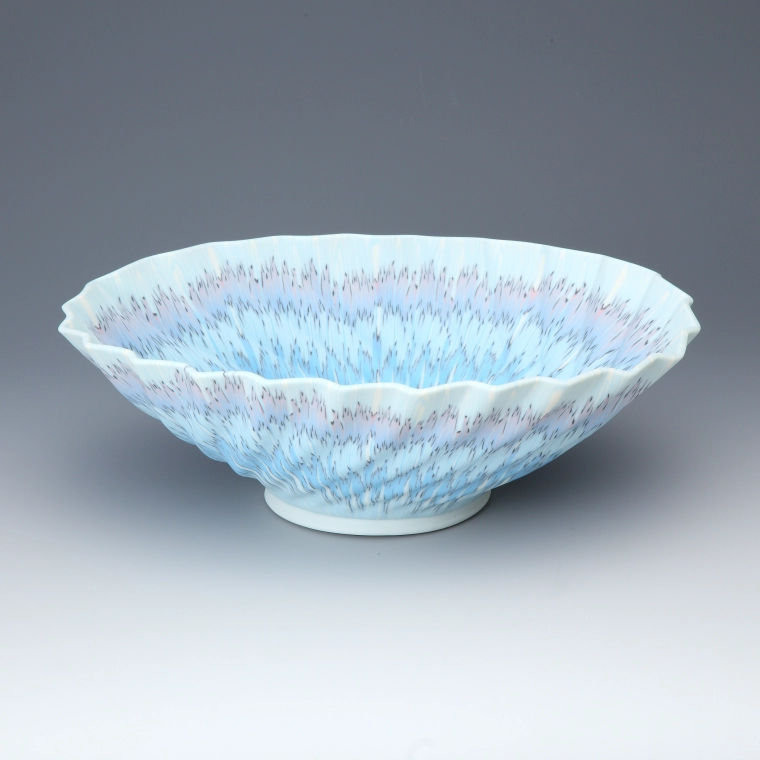 photo Translucent Marbled Bowl