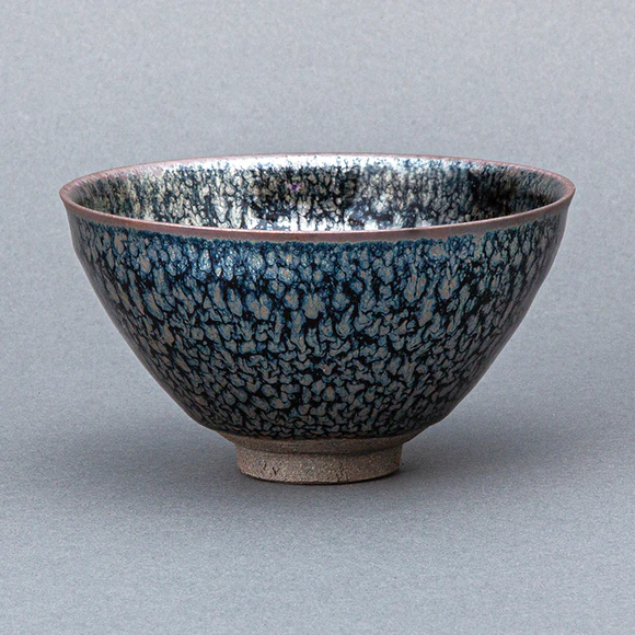 鉄釉窯変ぐい呑み　飯岳窯　甲斐一　作品 鉄釉窯変茶碗(甲斐 一)｜ギャラリージャパン