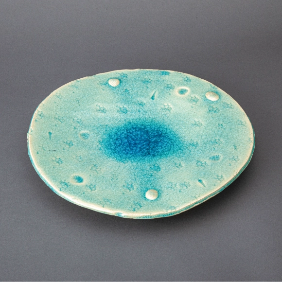 Dish with Lotus Design