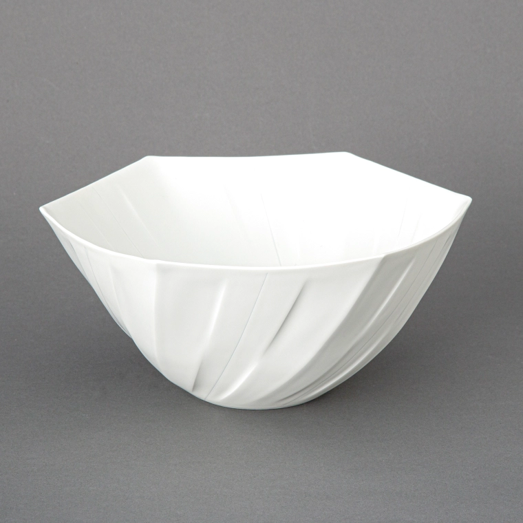 photo Flower vessel with glaze inlay