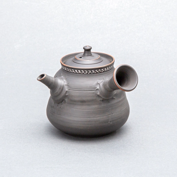 炭化窯変茶注(横山 重則)｜ギャラリージャパン